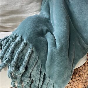 Turquoise Throw Blanket
